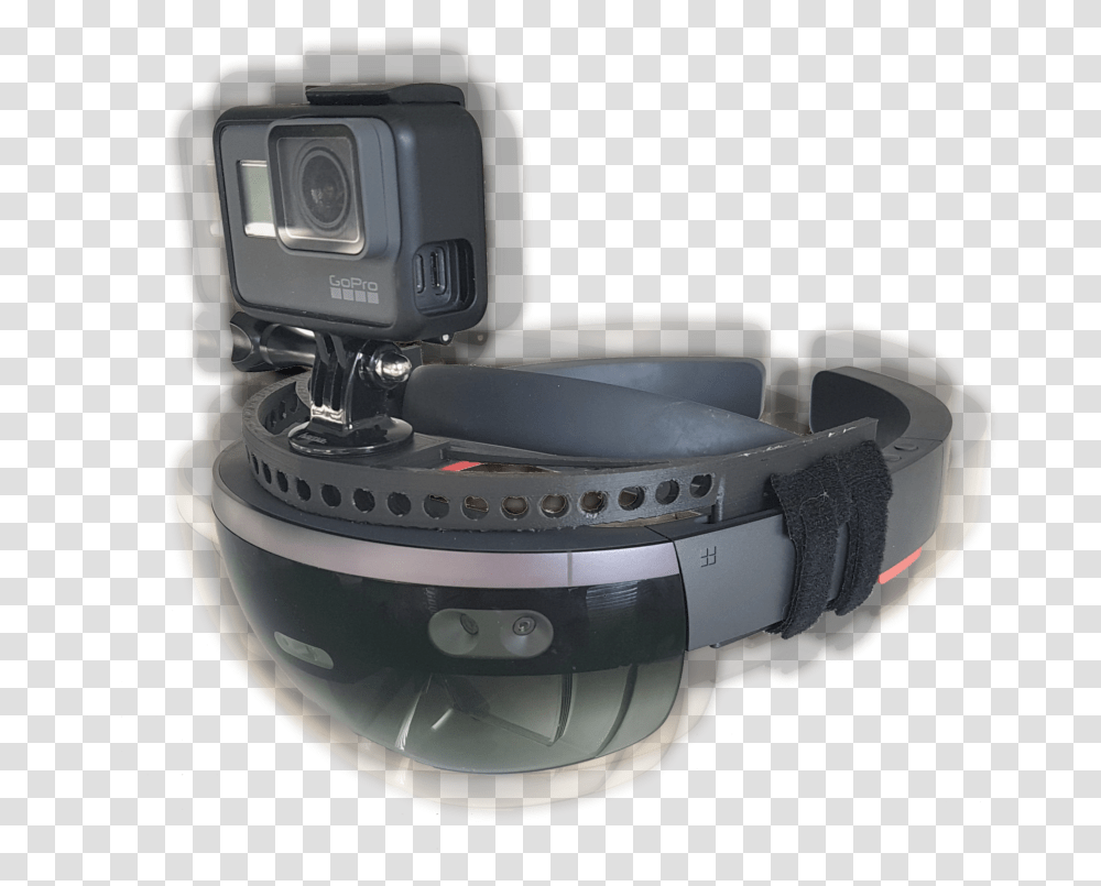 Hololens Spectator View Gopro Download Teleconverter, Helmet, Apparel, Electronics Transparent Png
