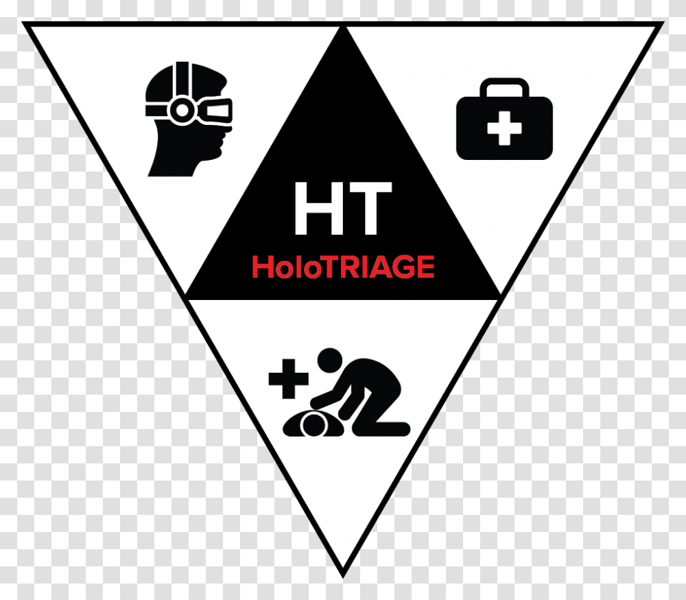 Holotriage Logo Sign, Triangle, Urban, Label Transparent Png