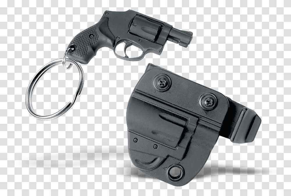 Holsterfirearm Keychain Keychain Gun, Weapon, Weaponry, Handgun Transparent Png