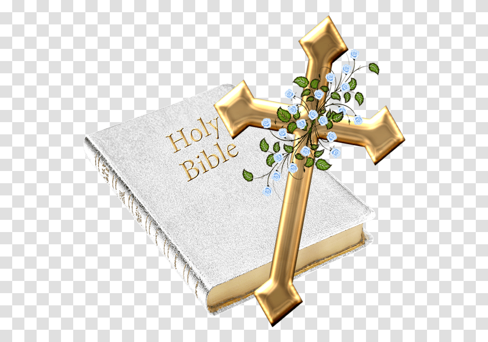 Holy Bible Free Download Gold Cross And Bible, Wax Seal Transparent Png