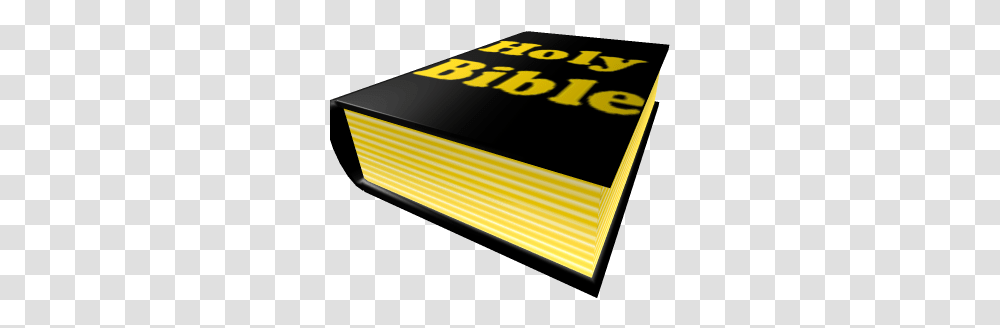 Holy Bible Roblox Sign, Book, Text, Novel, Business Card Transparent Png
