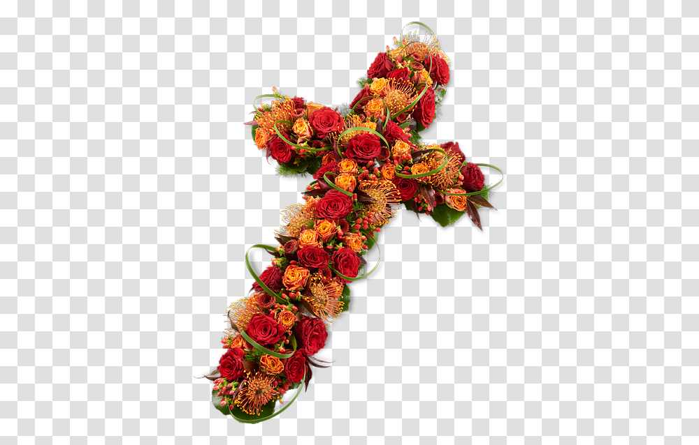 Holy Cross Order And Deliver Holy Cross With Flowers, Plant, Floral Design, Pattern, Graphics Transparent Png