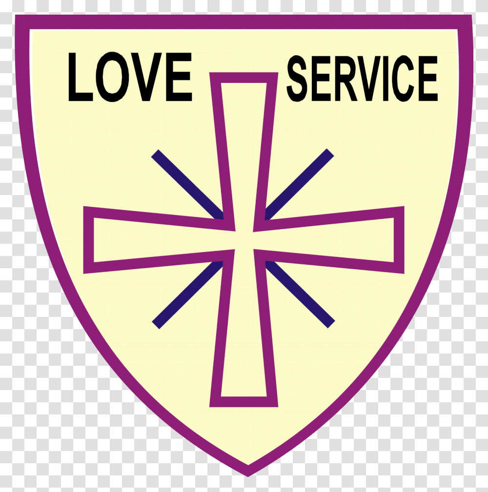 Holy Cross School Logo, Trademark, Badge, Armor Transparent Png