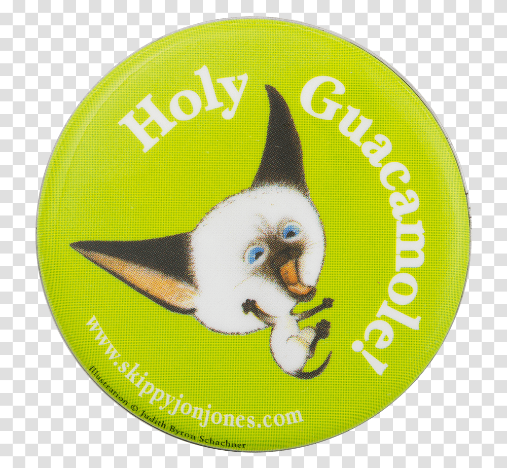 Holy Guacamole Skippy Jon Jones Entertainment Button Skippyjon Jones Holy Guacamole, Logo, Trademark, Badge Transparent Png