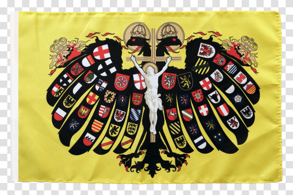 Holy Roman Empire Double Headed Eagle Flag Holy Roman Empire States Flags, Doodle, Drawing Transparent Png