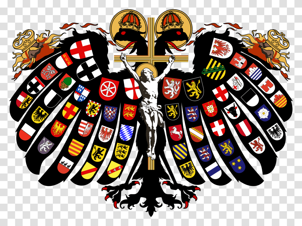 Holy Roman Empire States Flags, Person, Crowd, Leisure Activities Transparent Png