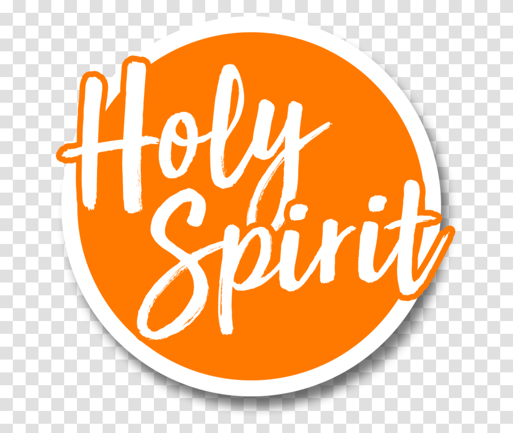 Holy Spirit Circle, Label, Handwriting, Calligraphy Transparent Png