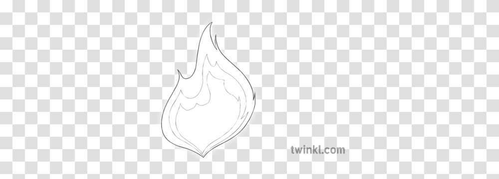 Holy Spirit Flame Symbol Fire Ks2 Black And White Holy Spirit Flame Template, Plant, Vegetable, Food, Clam Transparent Png
