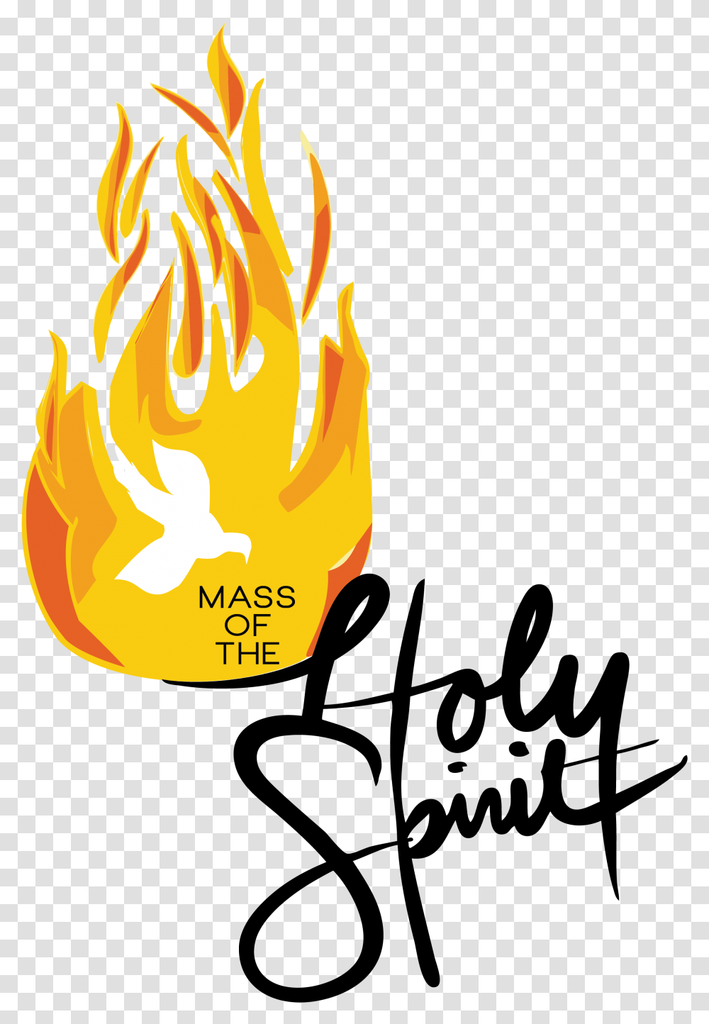 Holy Spirit Mass Of The Holy Spirit 2019, Fire, Flame, Light, Flare Transparent Png