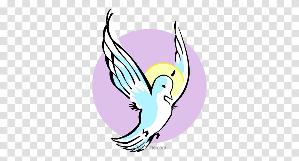 Holy Spirit Royalty Free Vector Clip Art Illustration, Bird, Animal, Jay, Blue Jay Transparent Png