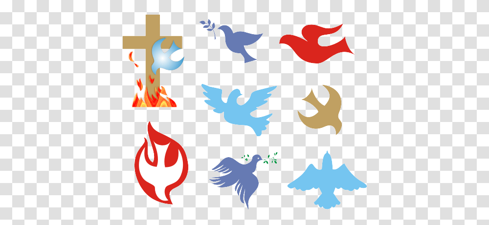 Holy Symbol Clipart, Bird, Animal, Stencil, Fire Transparent Png
