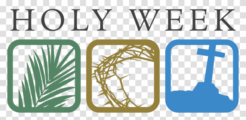 Holy Week Clipart, Word, Label Transparent Png