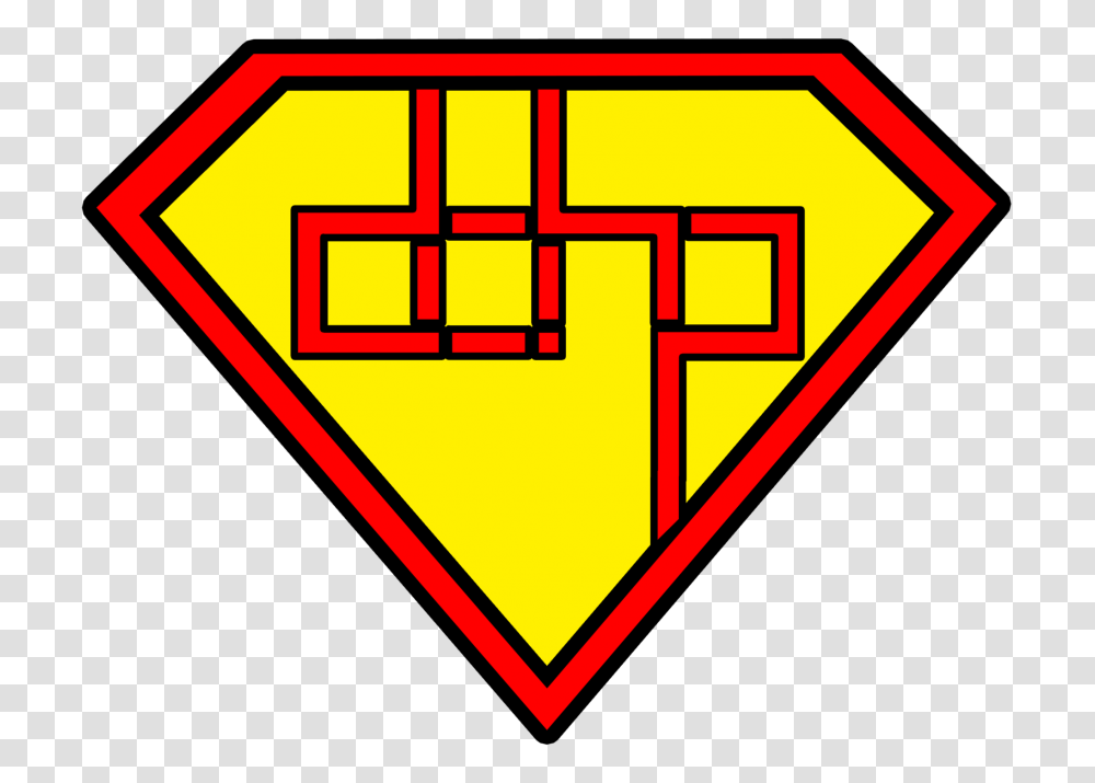 Homage To Superman D O H P Store, Sign, Triangle, Logo Transparent Png