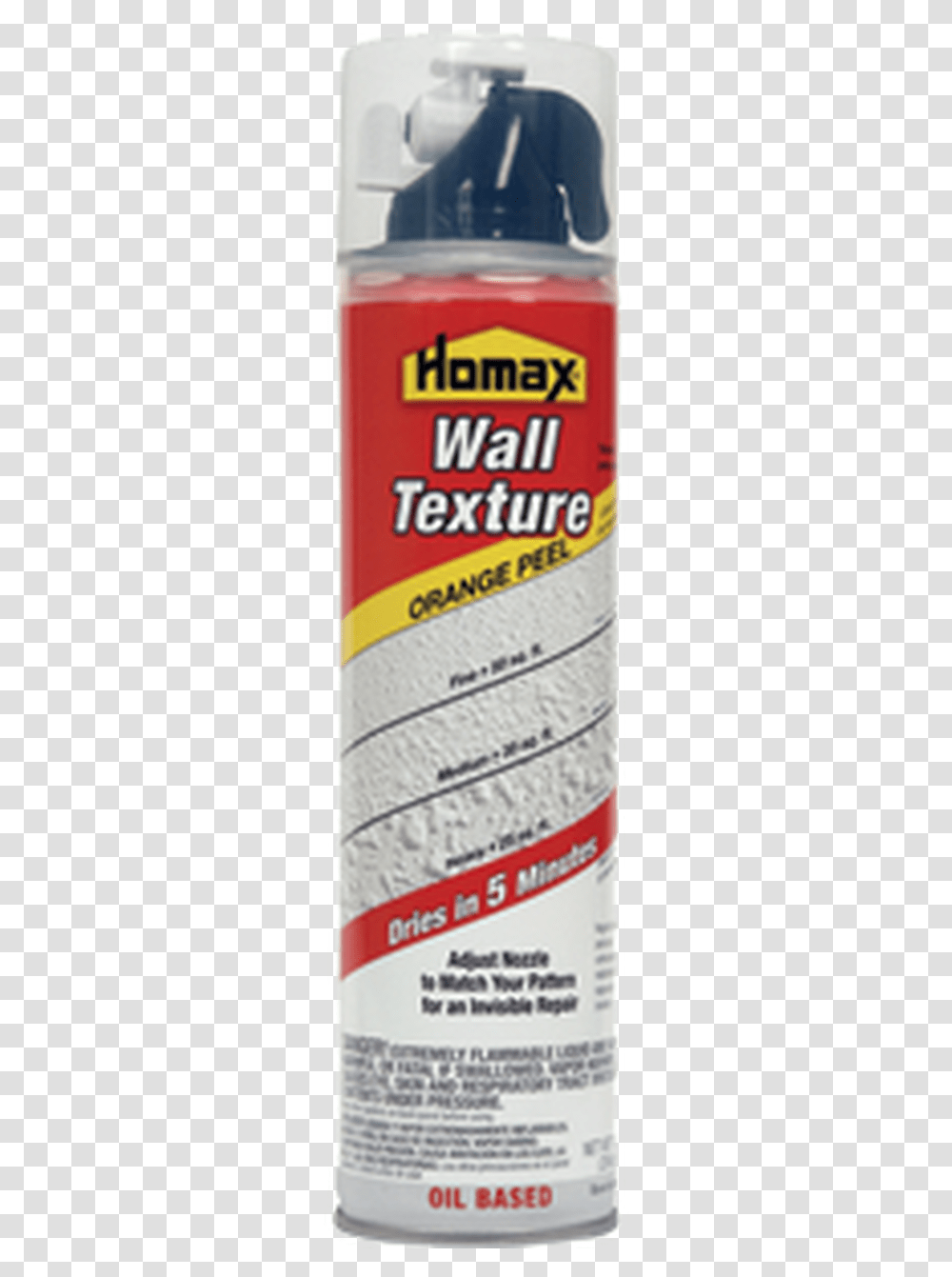 Homax 4050 06 10oz Orange Peel Oil Based Drywall Spray Homax, Alcohol, Beverage, Label Transparent Png