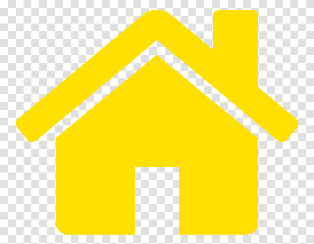 Home Address Icon Yellow, Axe, Label, Triangle Transparent Png