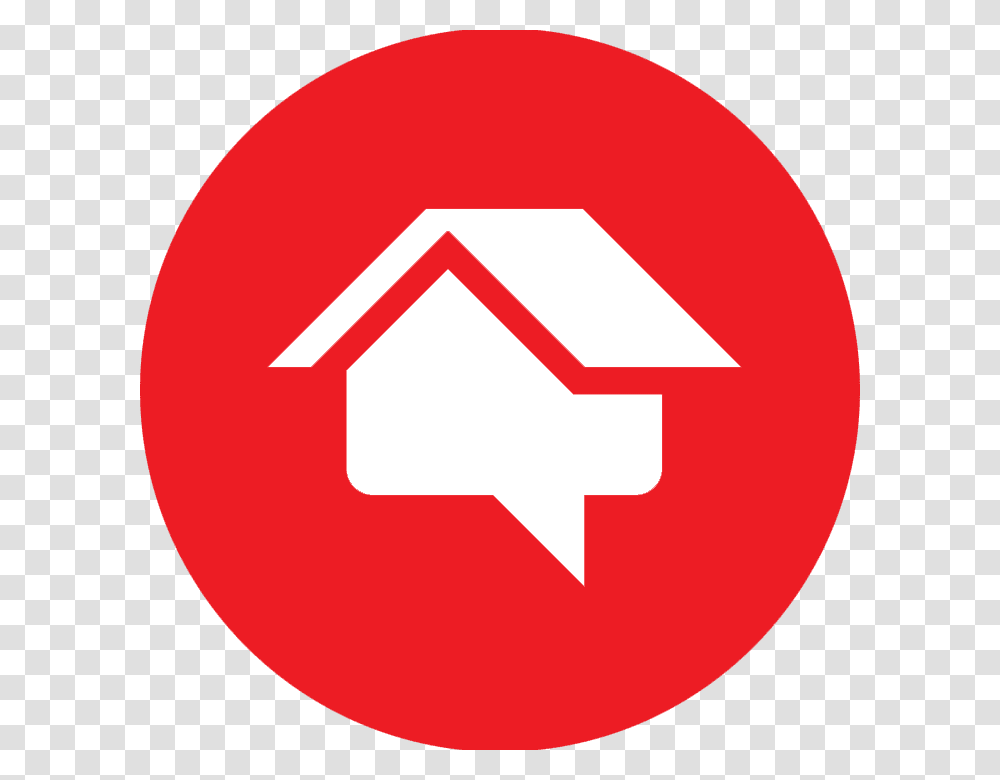 Home Advisor Logo Red Swiss Krono, First Aid, Hand, Recycling Symbol Transparent Png