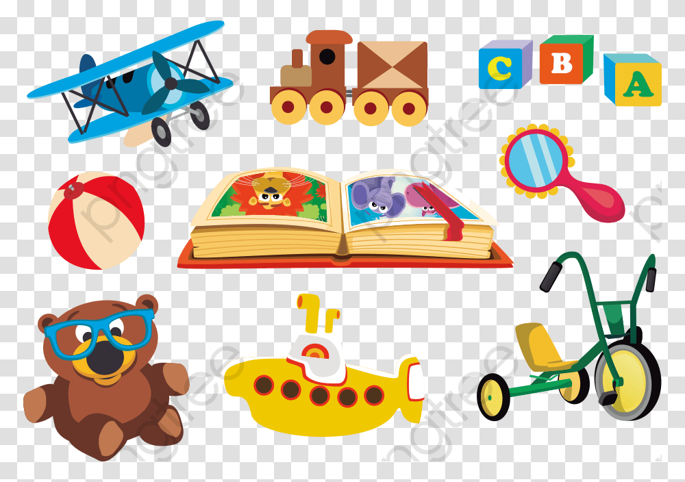 Home Alone Clipart Toys Kids Clipart, Airplane, Aircraft, Vehicle, Transportation Transparent Png