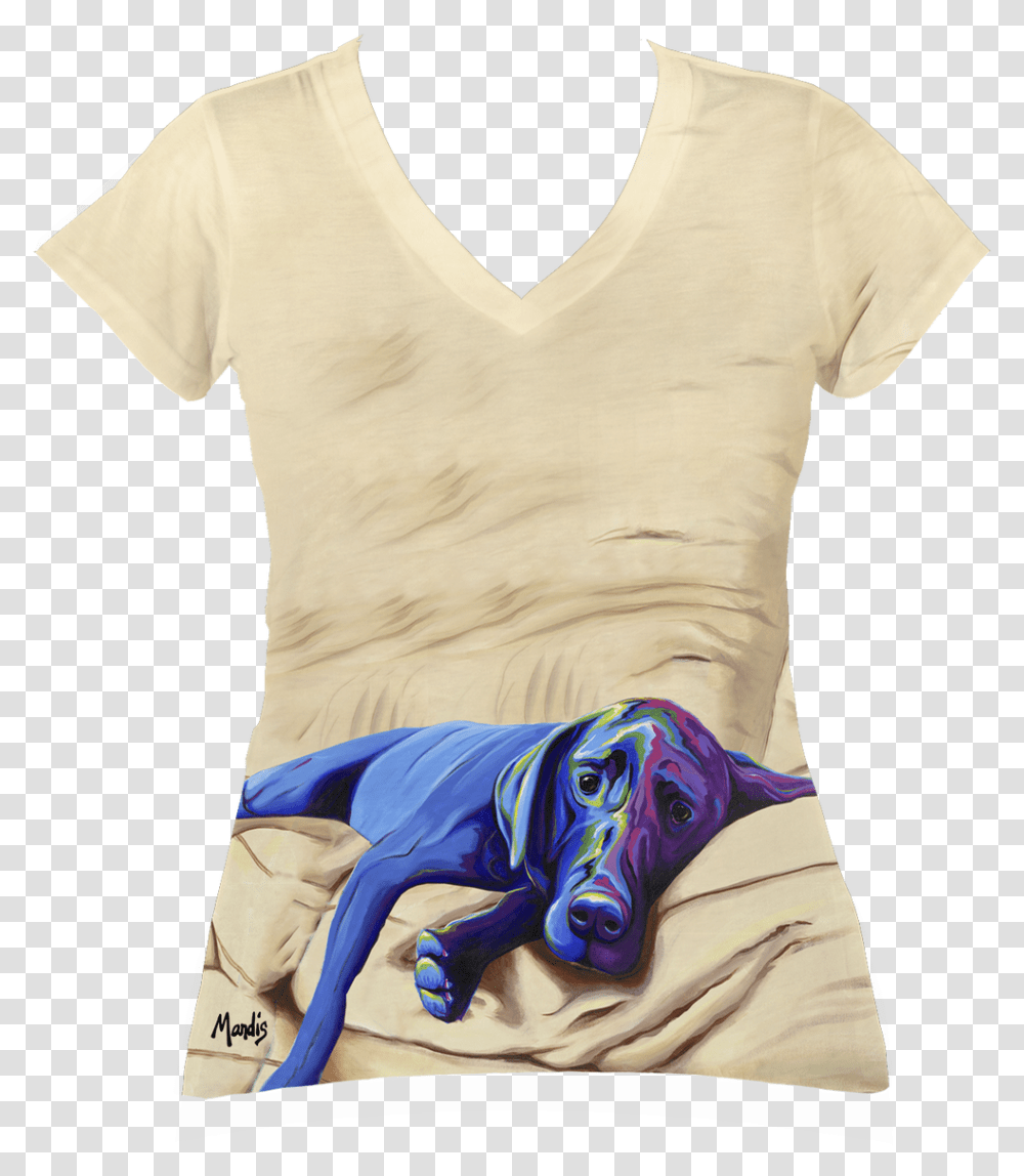 Home Alone Ladies V Neck Pug, Apparel, Sleeve, Person Transparent Png