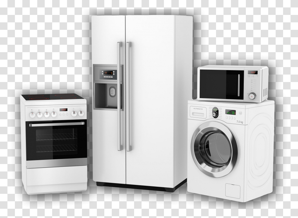 Home Appliance Repair, Dryer, Refrigerator, Washer Transparent Png