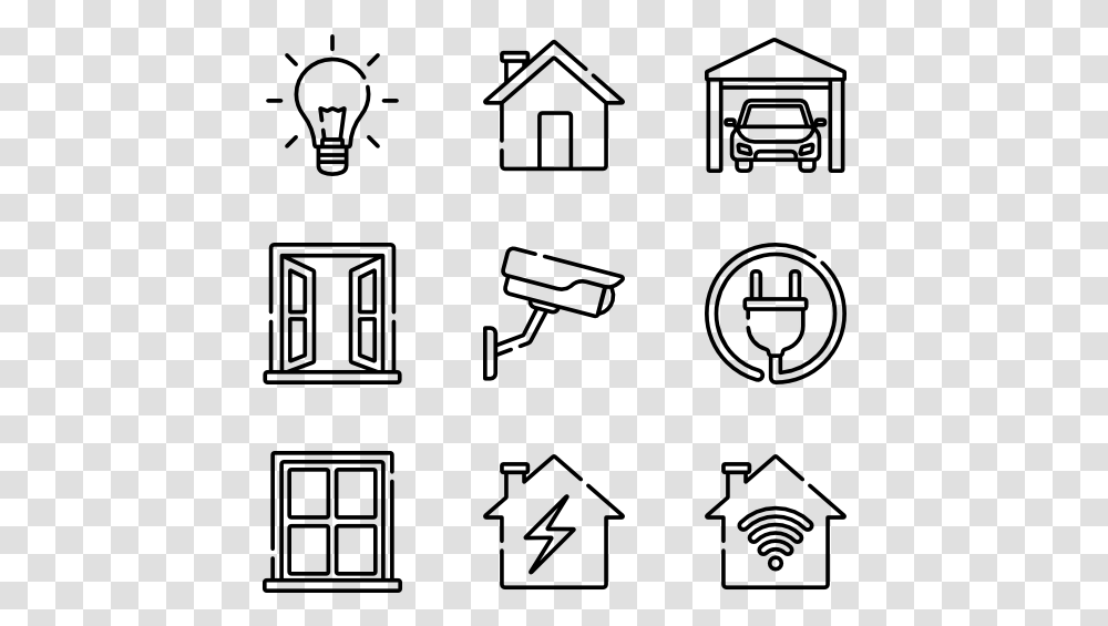 Home Automation Iconos Domotica, Gray, World Of Warcraft Transparent Png