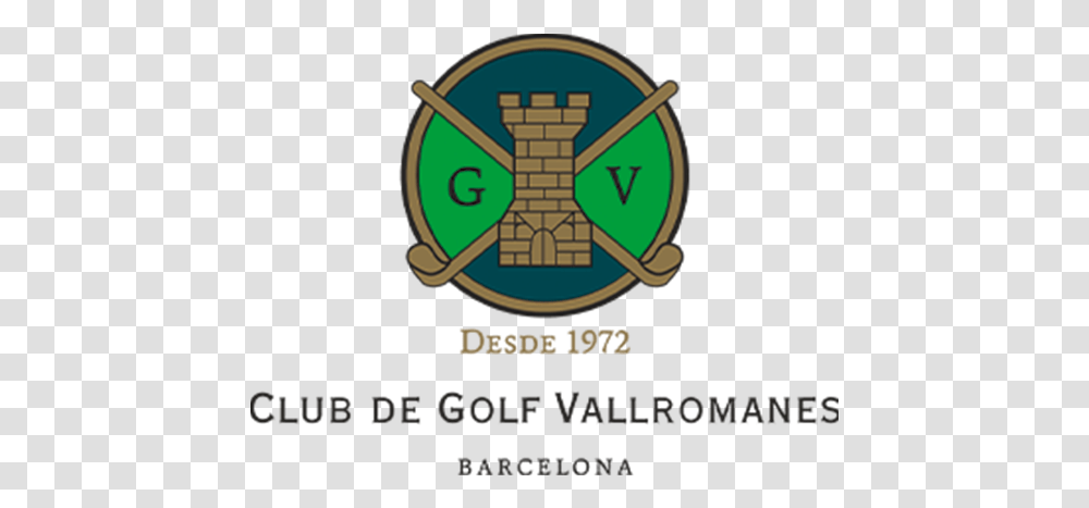 Home Barcelona Golf Destination Club De Golf Vallromanes Logo, Symbol, Text, Armor, Outdoors Transparent Png