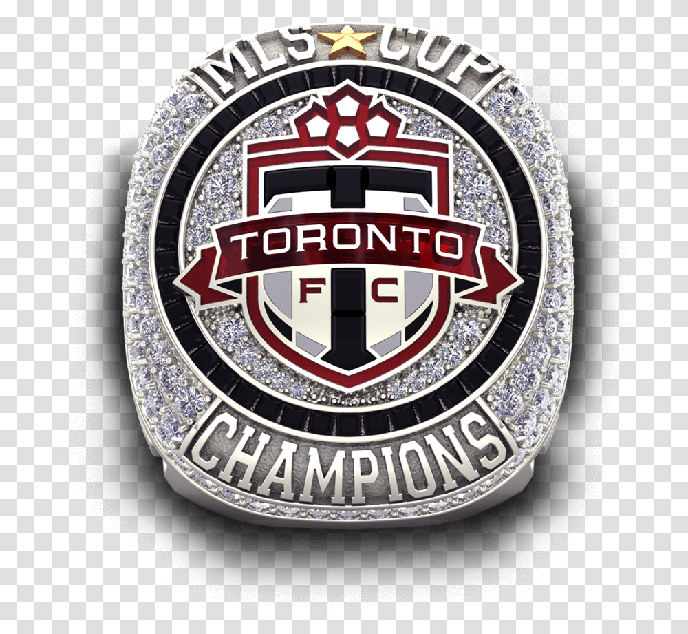 Home Baron Championship Rings Toronto Fc, Symbol, Logo, Trademark, Wristwatch Transparent Png