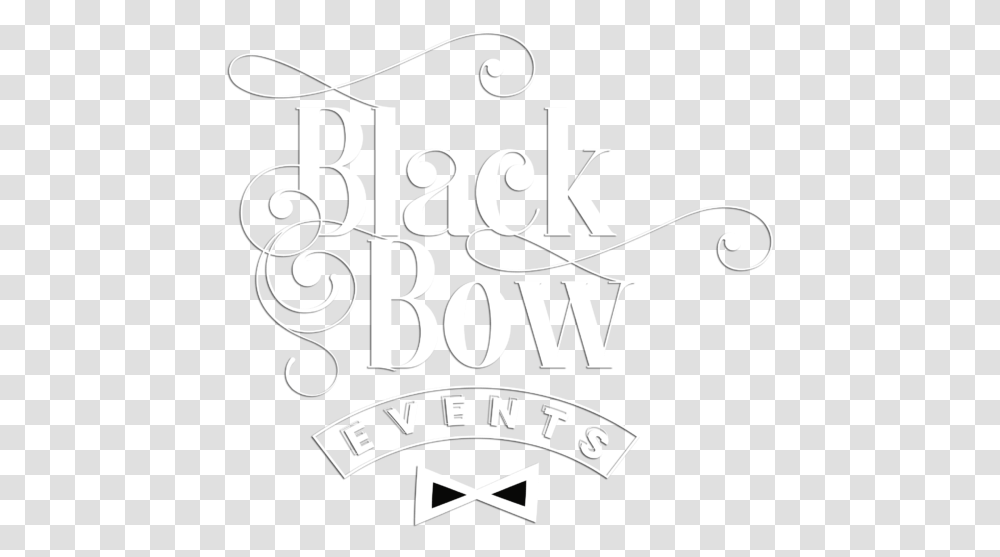 Home Black Bow Events Graphic Design, Text, Alphabet, Symbol, Logo Transparent Png