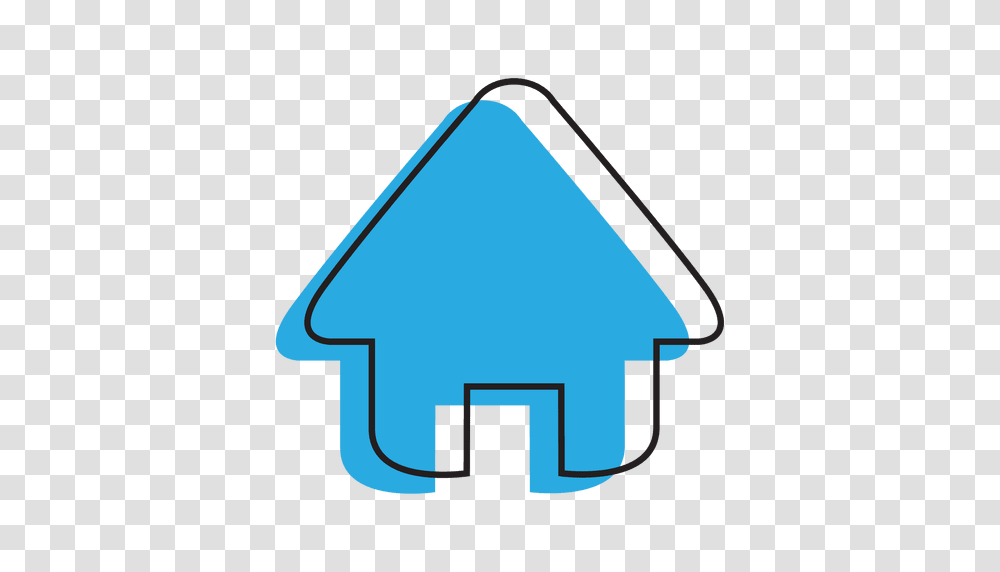 Home Blue House Icon, Bow, First Aid, Building, Housing Transparent Png
