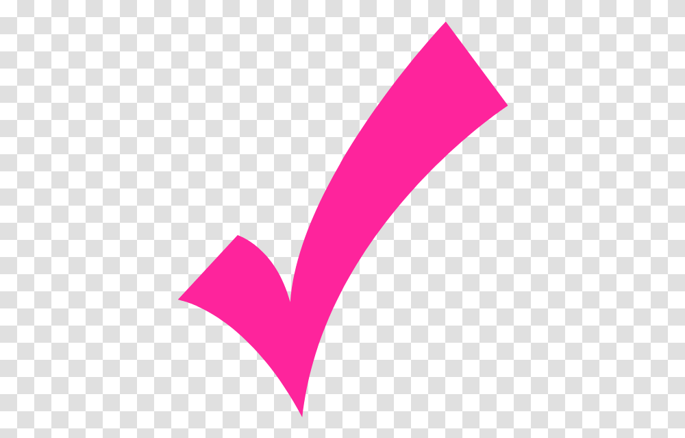 Home Brave Crate Pink Checkmark, Logo, Symbol, Trademark, Light Transparent Png