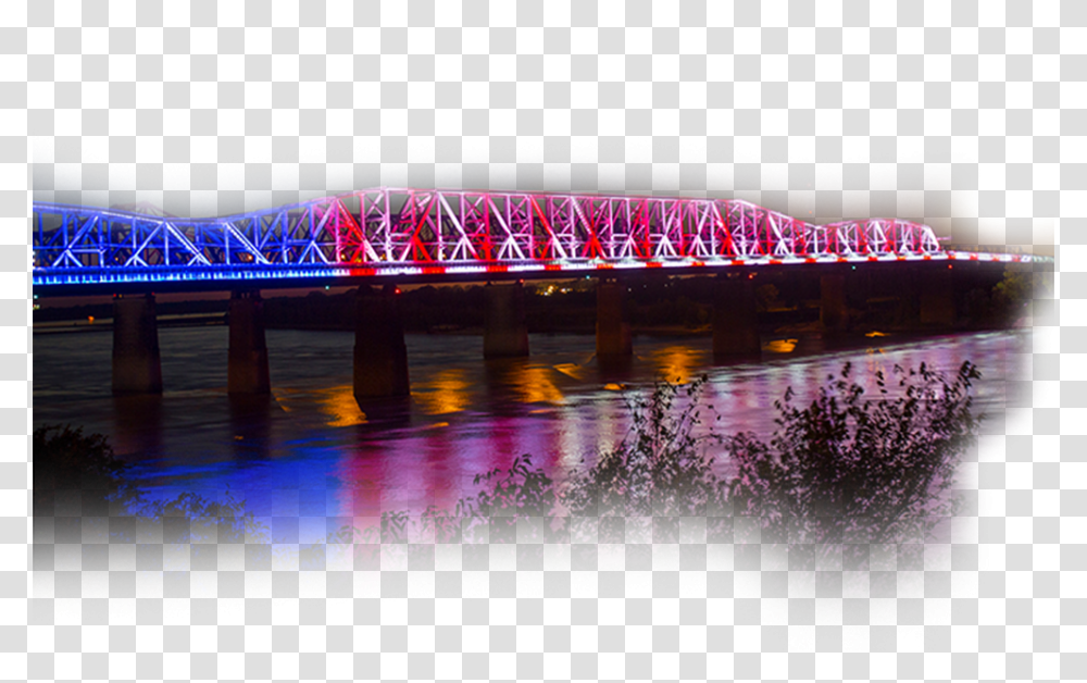 Home Brx Mississippi River Memphis Bridge, Building, Architecture, Flare, Light Transparent Png