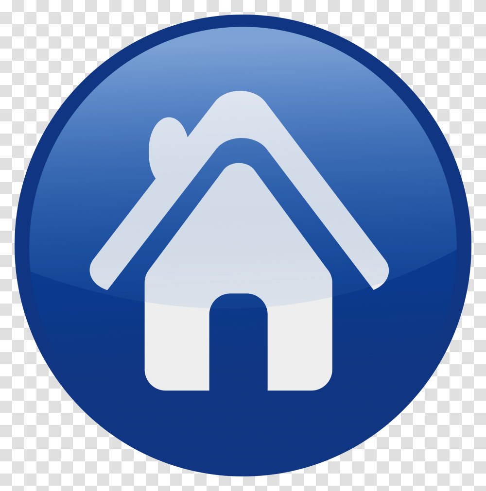 Home Button Clipart, Logo, Trademark Transparent Png
