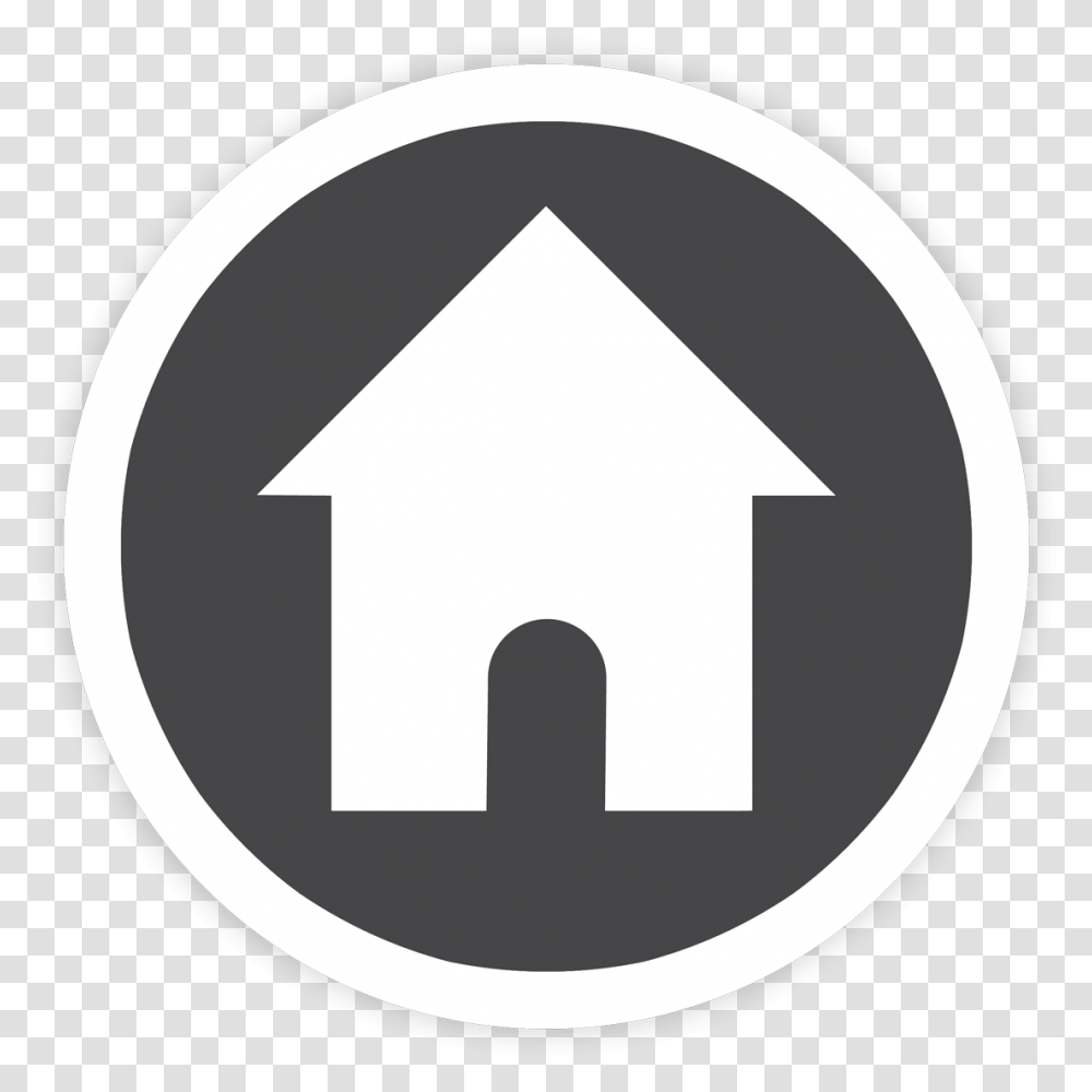 Home Button No Background, Logo, Trademark, Sign Transparent Png