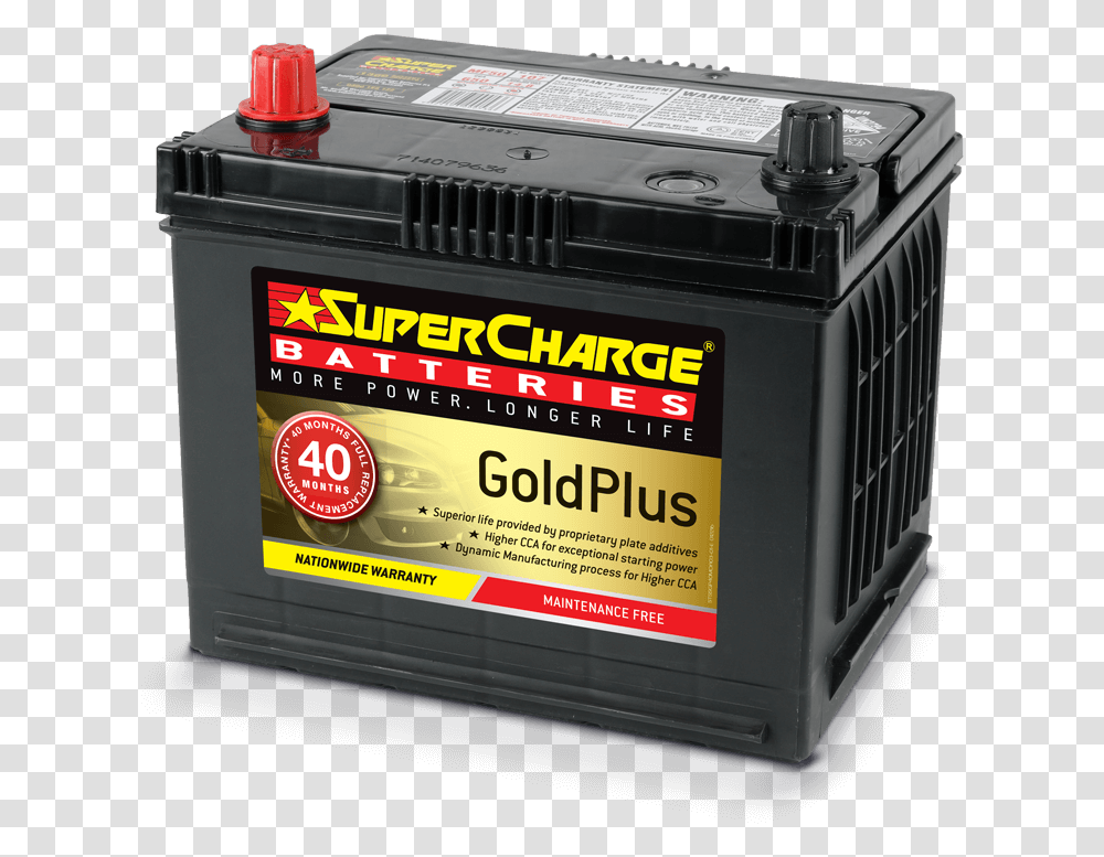 Home Car Batteries Supercharge Gold Plus Batteries, Machine, Electronics, Text, Electrical Device Transparent Png