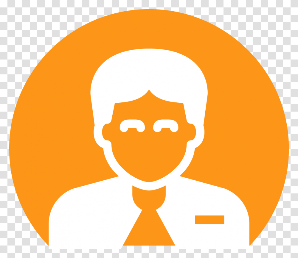 Home Click2science User Icon Orange, Tie, Accessories, Accessory, Crowd Transparent Png