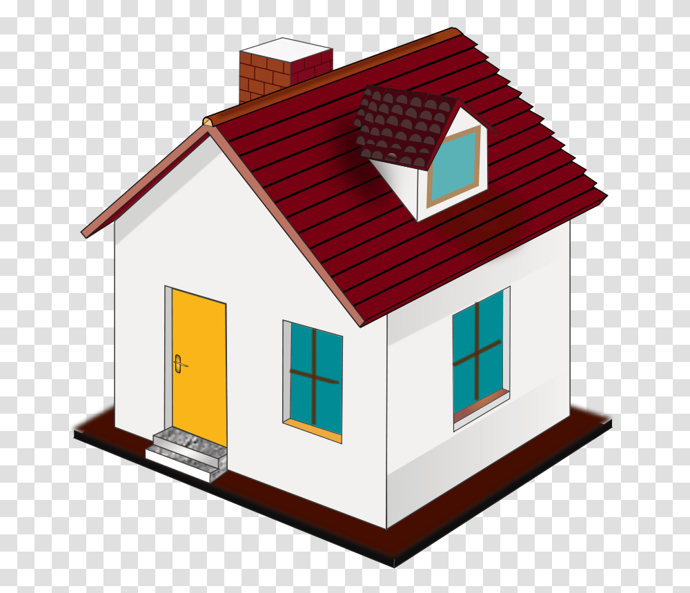 Home Clipart Free Little Miniatures Dollhouse Furniture Scrap, Housing, Building, Roof, Cottage Transparent Png