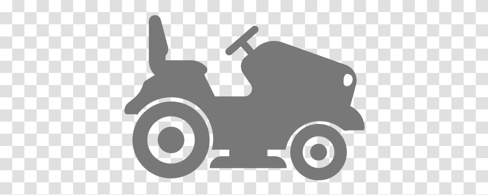 Home Clipart Lawn Tractor Black And White, Machine, Vehicle, Transportation, Text Transparent Png