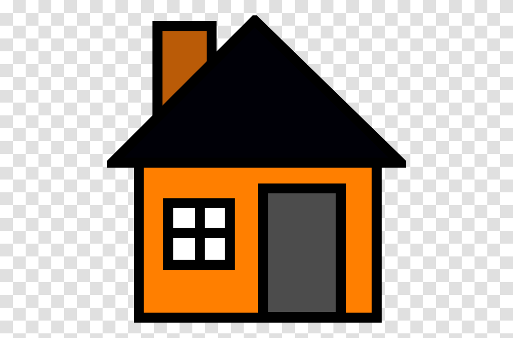 Home Clipart Orange, Housing, Building, House, Den Transparent Png