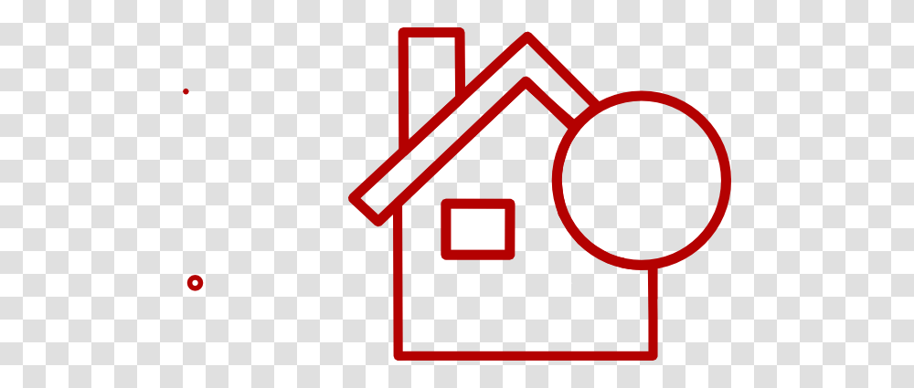 Home Clipart Red House, Label, First Aid Transparent Png