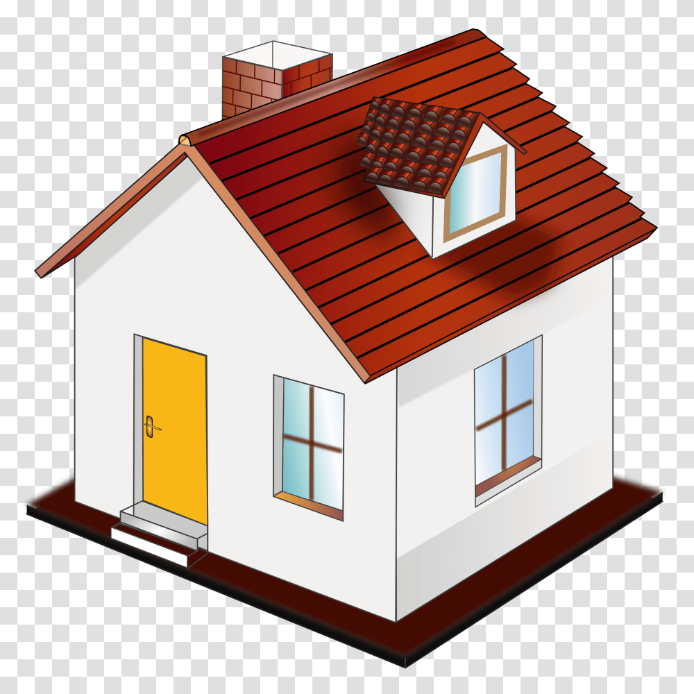 Home Clipart, Roof, Housing, Building, Mailbox Transparent Png