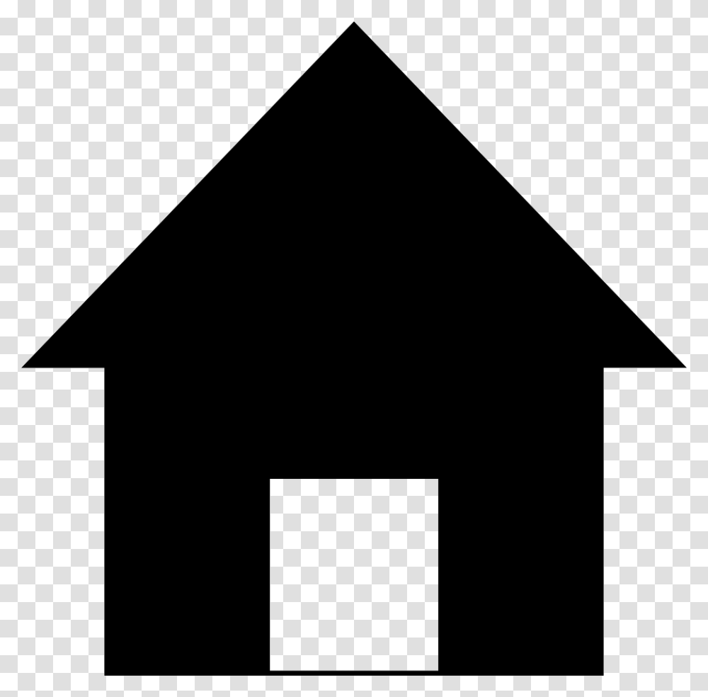 Home Colour House Icon Black, Lighting, Triangle, Housing, Building Transparent Png