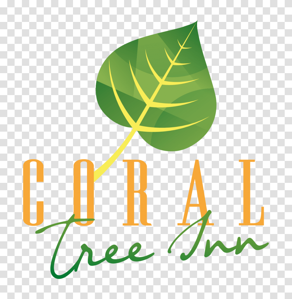 Home Coral Tree Inn, Leaf, Plant, Green, Label Transparent Png