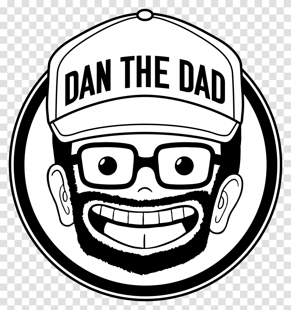 Home Dan The Dad Dot, Face, Baseball Cap, Sunglasses, Logo Transparent Png