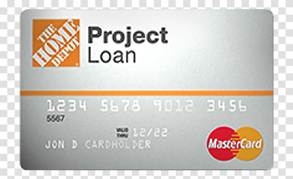 Home Depot Project Loan Credit Card Managed By Tally Computer Data Storage, Label Transparent Png