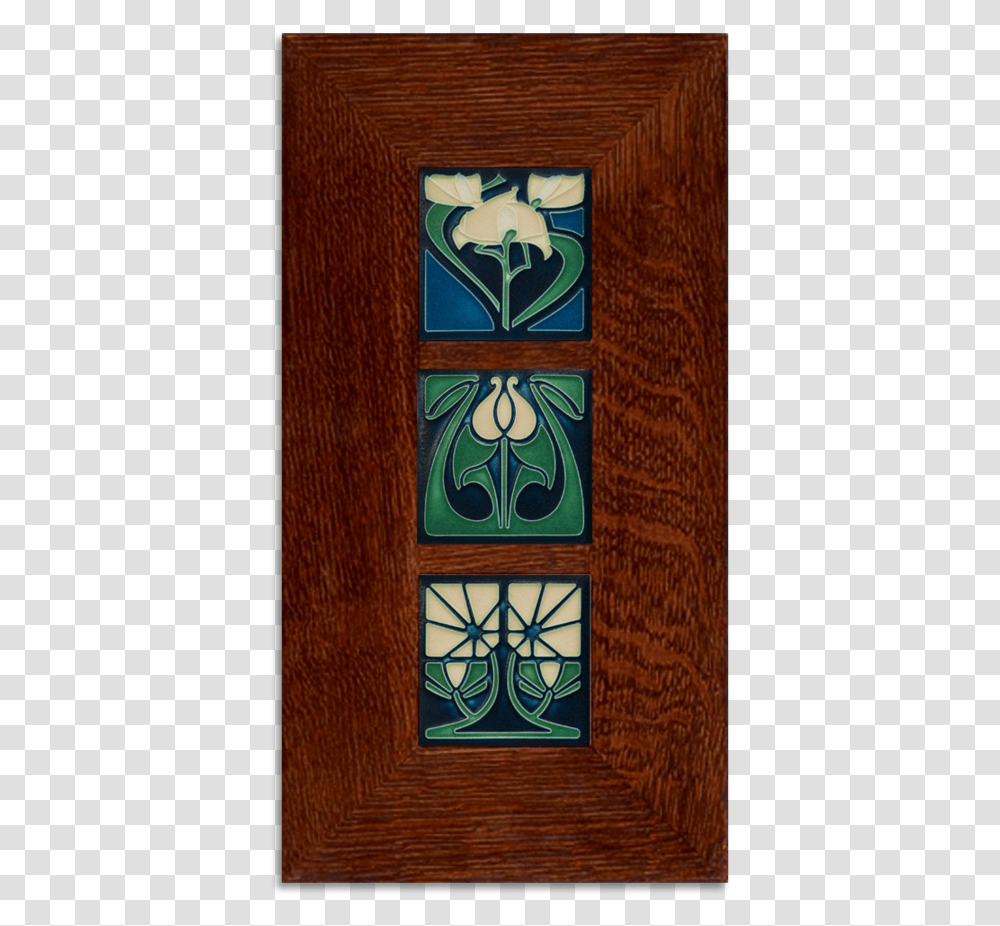 Home Door, Wood, Stained Glass, Clock Tower Transparent Png