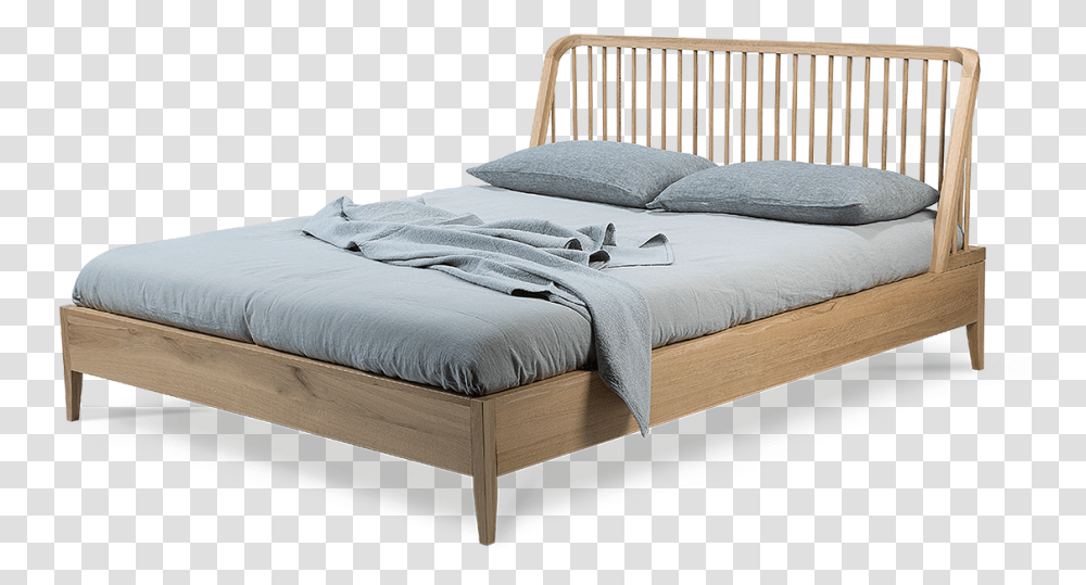 Home Ethnicraft Spindle Bed, Furniture, Bedroom, Indoors Transparent Png
