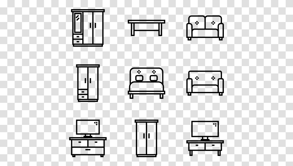 Home Furniture Adobe Logos Black And White, Gray, World Of Warcraft Transparent Png