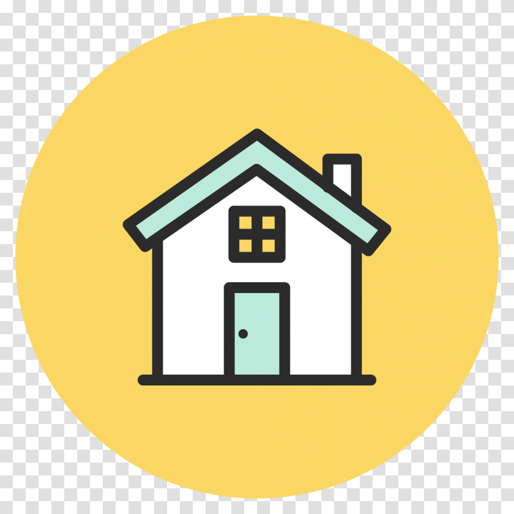 Home Getting Started Home Love Icon Background, Label, Housing, Building Transparent Png