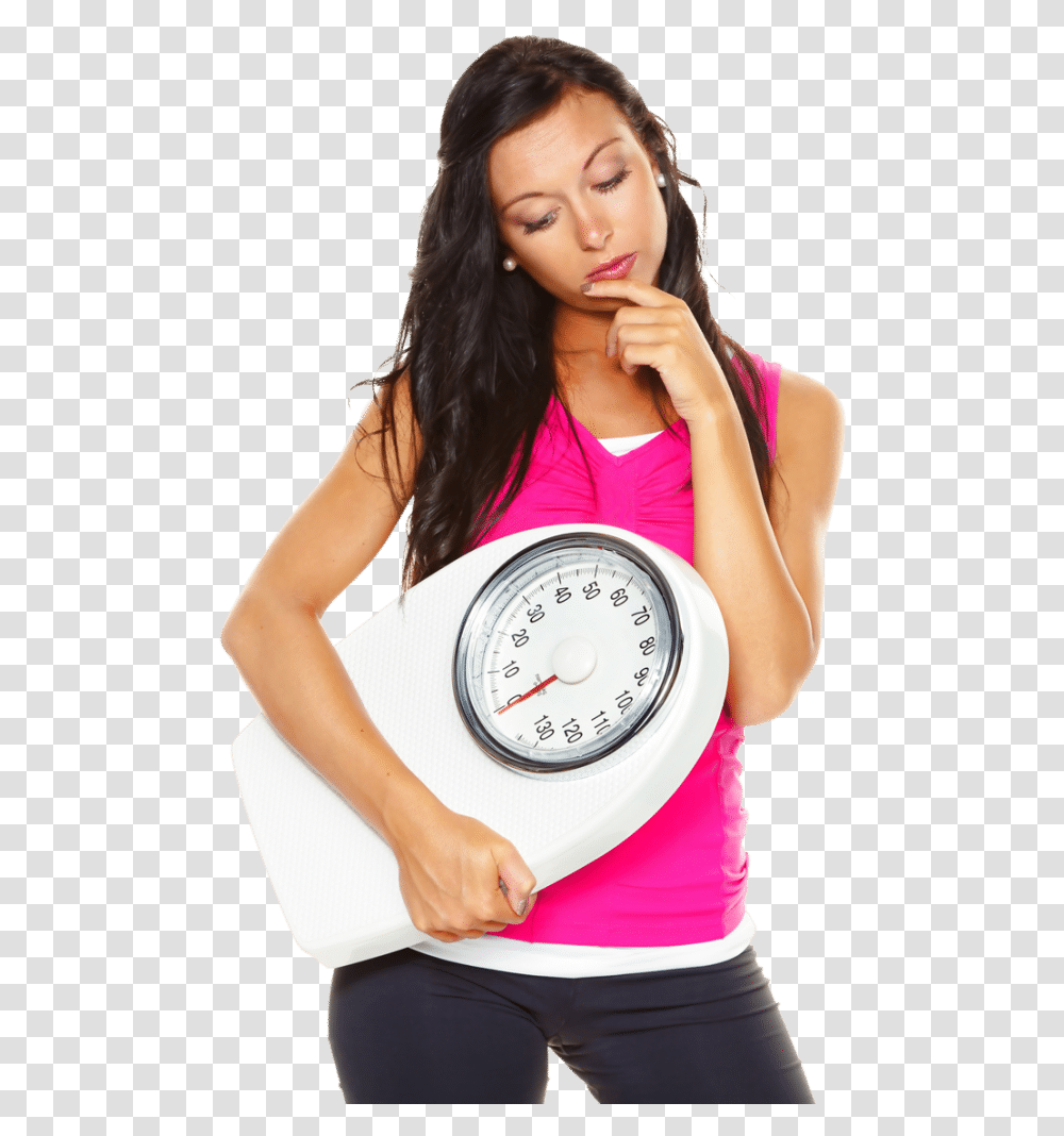 Home Girl With Scale Woman Holding Scale, Person, Human, Female, Soil Transparent Png