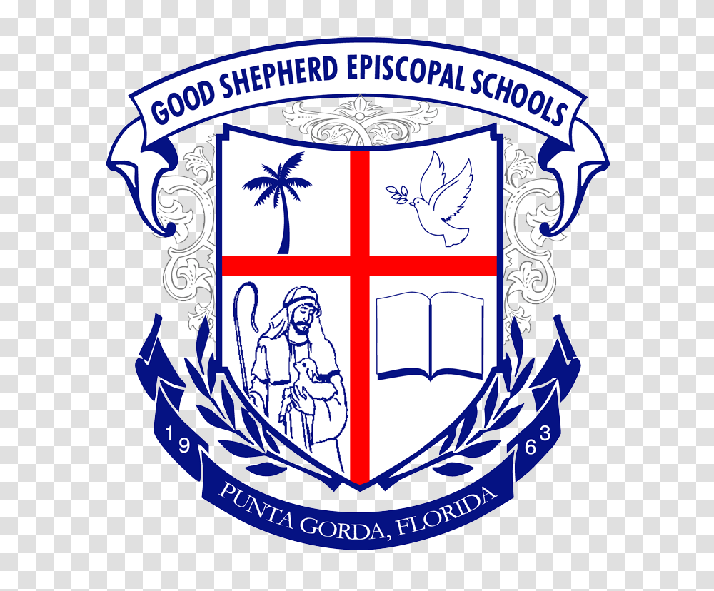 Home Good Shepherd Episcopal School, Emblem, Logo, Trademark Transparent Png