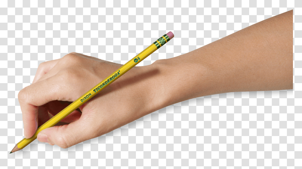 Home Hand With Pancil, Pencil, Person, Human, Wrist Transparent Png